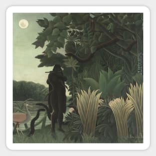 The Snake Charmer by Henri Rousseau Sticker